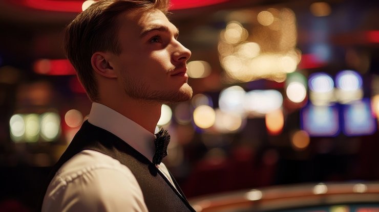 Meja Casino Hold'em live dengan dealer profesional di platform tysentoto